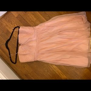 J crew chiffon dusty rose 12 strapless
